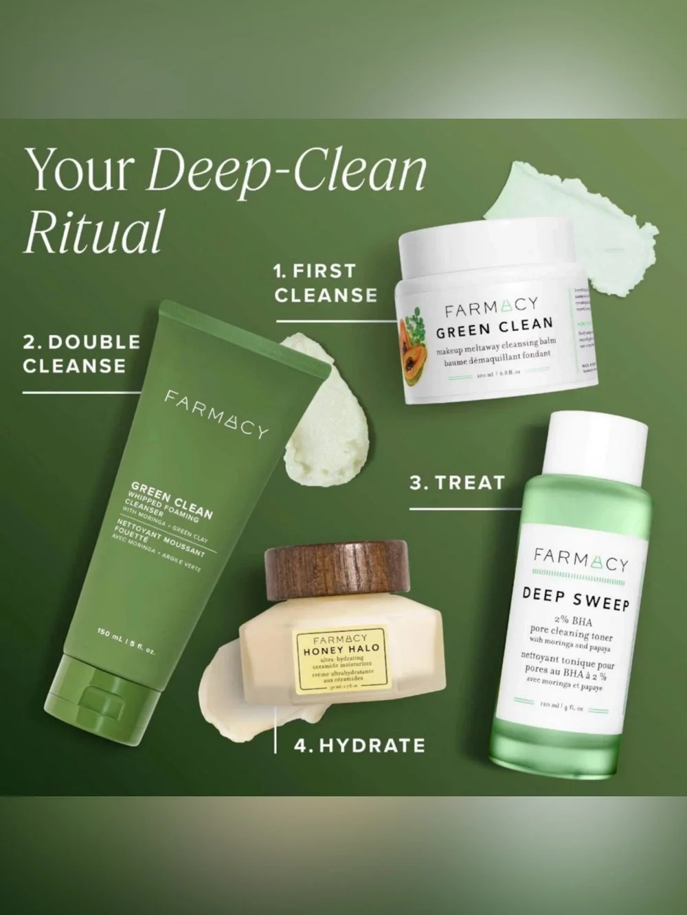 FARMACY Green Clean Whipped Foaming Cleanser